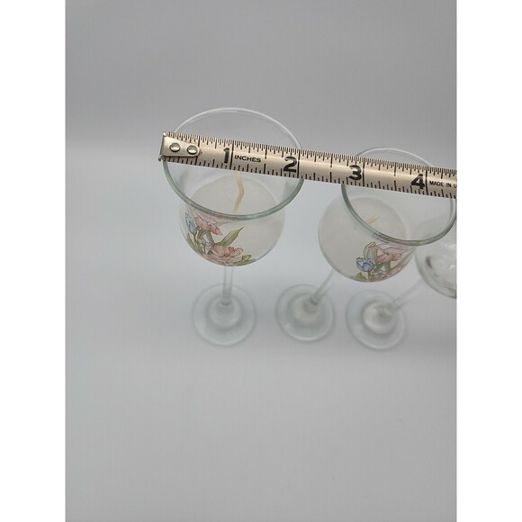 LE Smith Elegance 3 Ppc Candlestick Set #86944D w/box Spring Flowers Votives - Picture 11 of 12